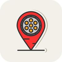 Cinema Location Vector Icon Design