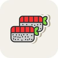 Sushi Vector Icon Design