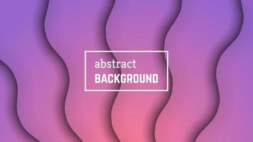 Abstract minimal wave geometric background. Pink wave layer shape for banner, templates, cards. Vector illustration.