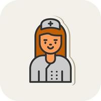 Nurse Vector Icon Design