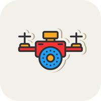 Drone Camera Vector Icon Design