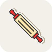 Rolling Pin Vector Icon Design