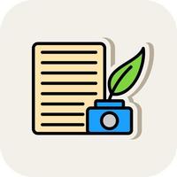 Manuscript Vector Icon Design