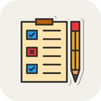 Assessment Vector Icon Design