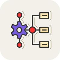 Workflow Vector Icon Design