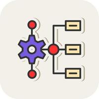 Workflow Vector Icon Design