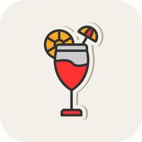 Cocktail Vector Icon Design