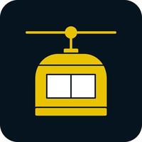 Chairlift Vector Icon Design