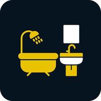 diseño de icono de vector de baño