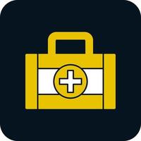 First Aid Kit Vector Icon Design