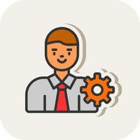 Engineer Vector Icon Design