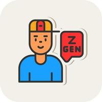 Generation Z Vector Icon Design