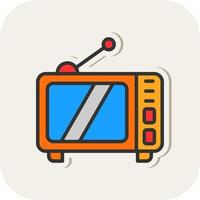 Television Vector Icon Design