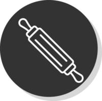 Rolling Pin Vector Icon Design