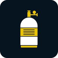 Oxygen Tank Vector Icon Design