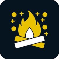 Bonfire Vector Icon Design