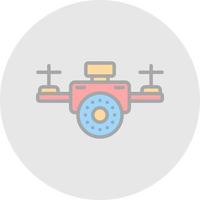 Drone Camera Vector Icon Design