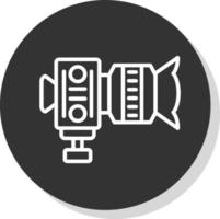 Dslr Camera Vector Icon Design