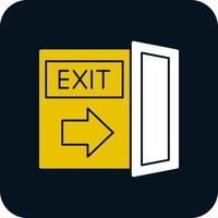 Exit Vector Icon Design