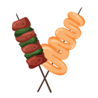 Koreanisch Straße Essen, Koreanisch traditionell Essen Illustration png