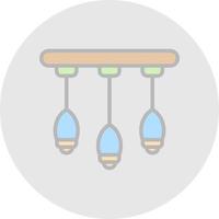 Chandelier Vector Icon Design