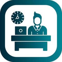 Overtime Vector Icon Design