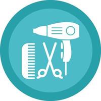 Hairdressing Vector Icon Design