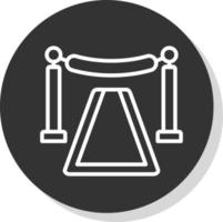 Red Carpet Vector Icon Design