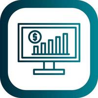 Monitoring Vector Icon Design