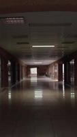 Empty interior with long hallway video