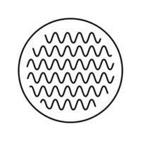 stretch fabric textile line icon vector illustration
