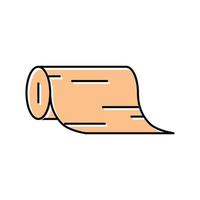 butcher paper color icon vector illustration