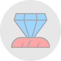 diseño de icono de vector de diamante