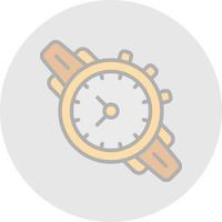 Wrist Watch Vector Icon Design