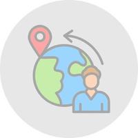 Migration Vector Icon Design