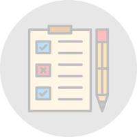 Assessment Vector Icon Design