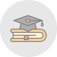 Graduate Vector Icon Design