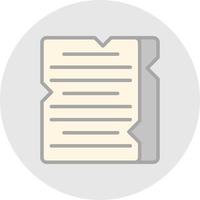 Old Paper Vector Icon Design