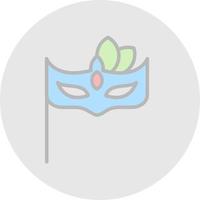 diseño de icono de vector de mascarada