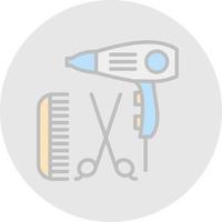 Hairdressing Vector Icon Design