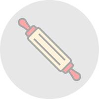 Rolling Pin Vector Icon Design