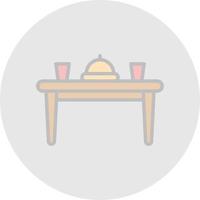 diseño de icono de vector de mesa