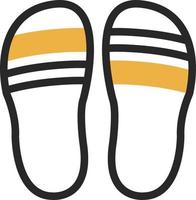 Flip Flop Vector Icon Design