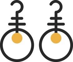 Earrings Vector Icon Design