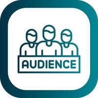 Audience Vector Icon Design