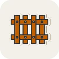 Fence Vector Icon Design