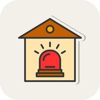 Security Alarm Vector Icon Design