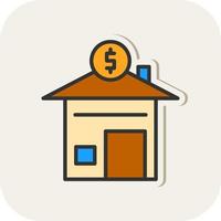 Mortgage Loan Vector Icon Design