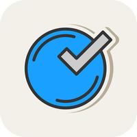 Checked Vector Icon Design