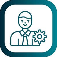 Engineer Vector Icon Design